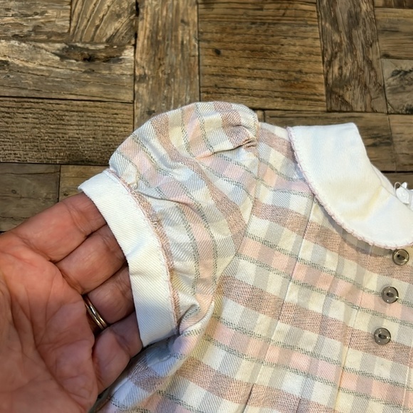 Sarah Louise Toddler English Pink and Ivory Check Dress Size 18 months - Picture 11 of 15